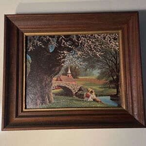 Vintage Paul Detlefsen Wood Framed Print